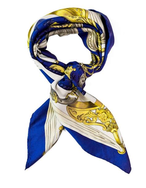 authentic hermes blue & gold festival silk scarf 90cm|hermes birkin color chart.